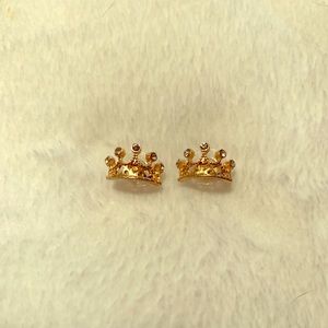 Crown earrings